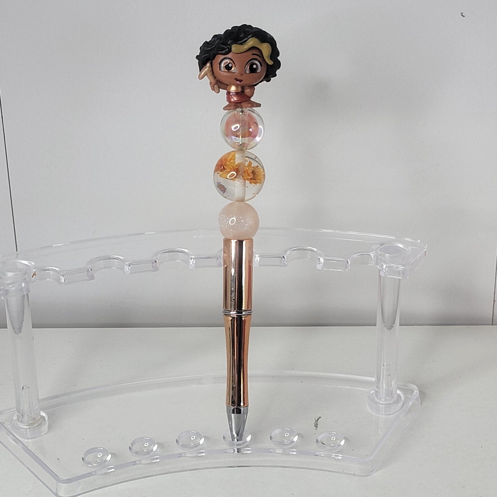 Disney Doorables Beaded Pen Loto from Moana 2 Movie Mechanic Builder