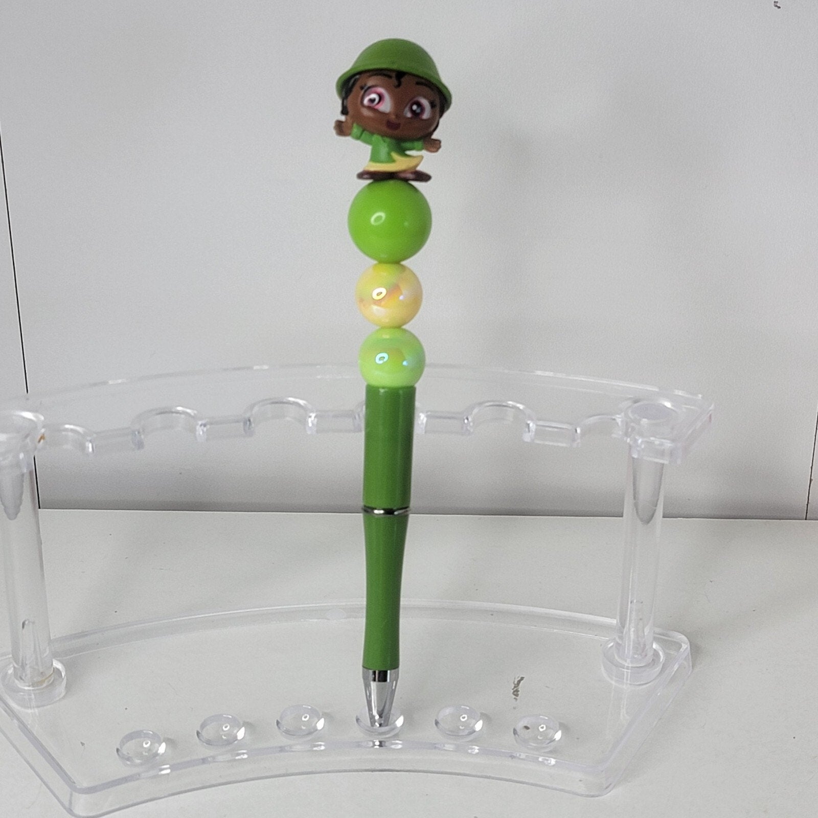 Disney Doorables Beaded Pen Tiana from Princess and the Frog Movie Jungle Outfit