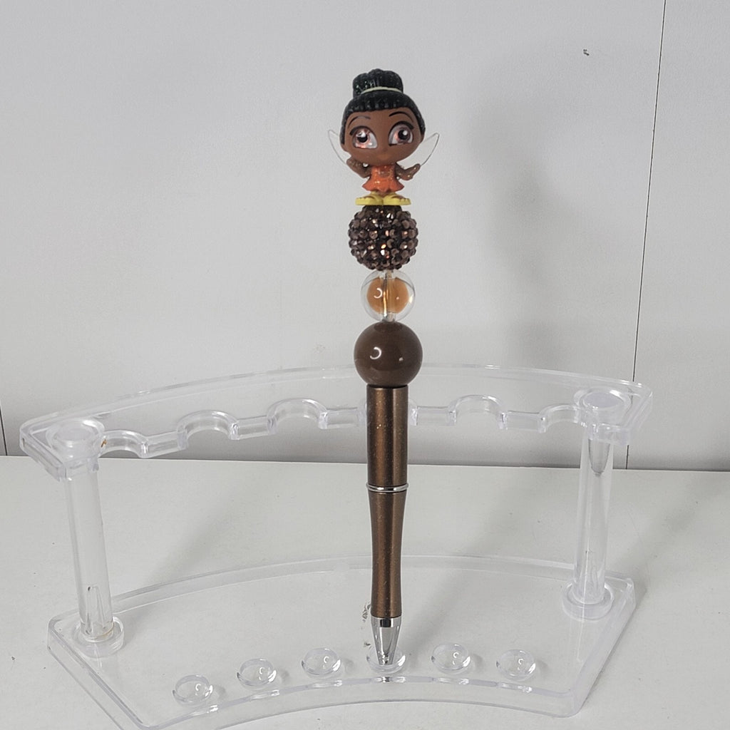 Disney Doorables Beaded Pen Iridessa from Fairies Pixie Hollow Brown Base