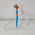 Disney Doorables Beaded Pen Toulouse from Aristocats Movie Orange Kitten