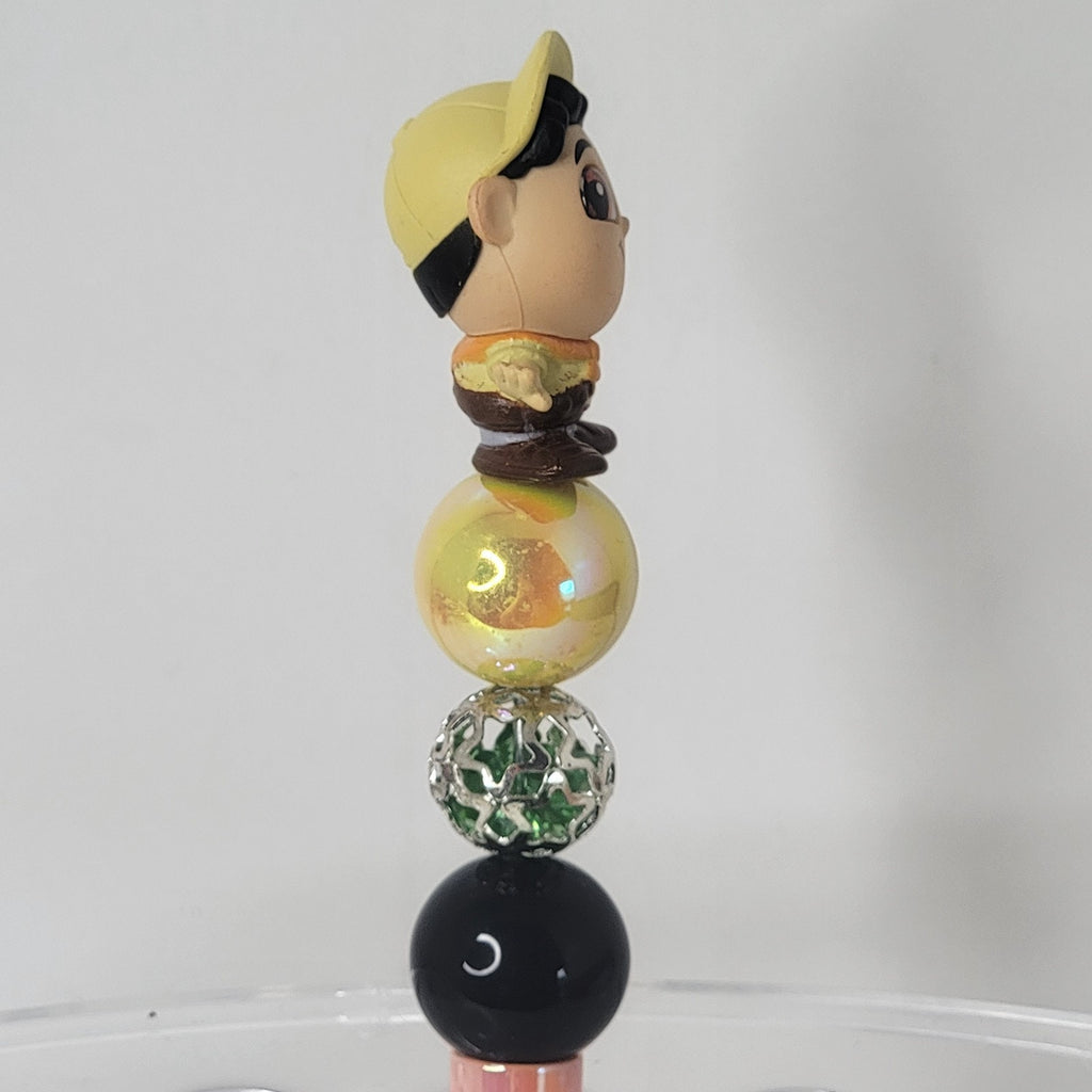 Disney Pixar Up Russell Doorables Pen Handmade Beaded Scout Gift Display