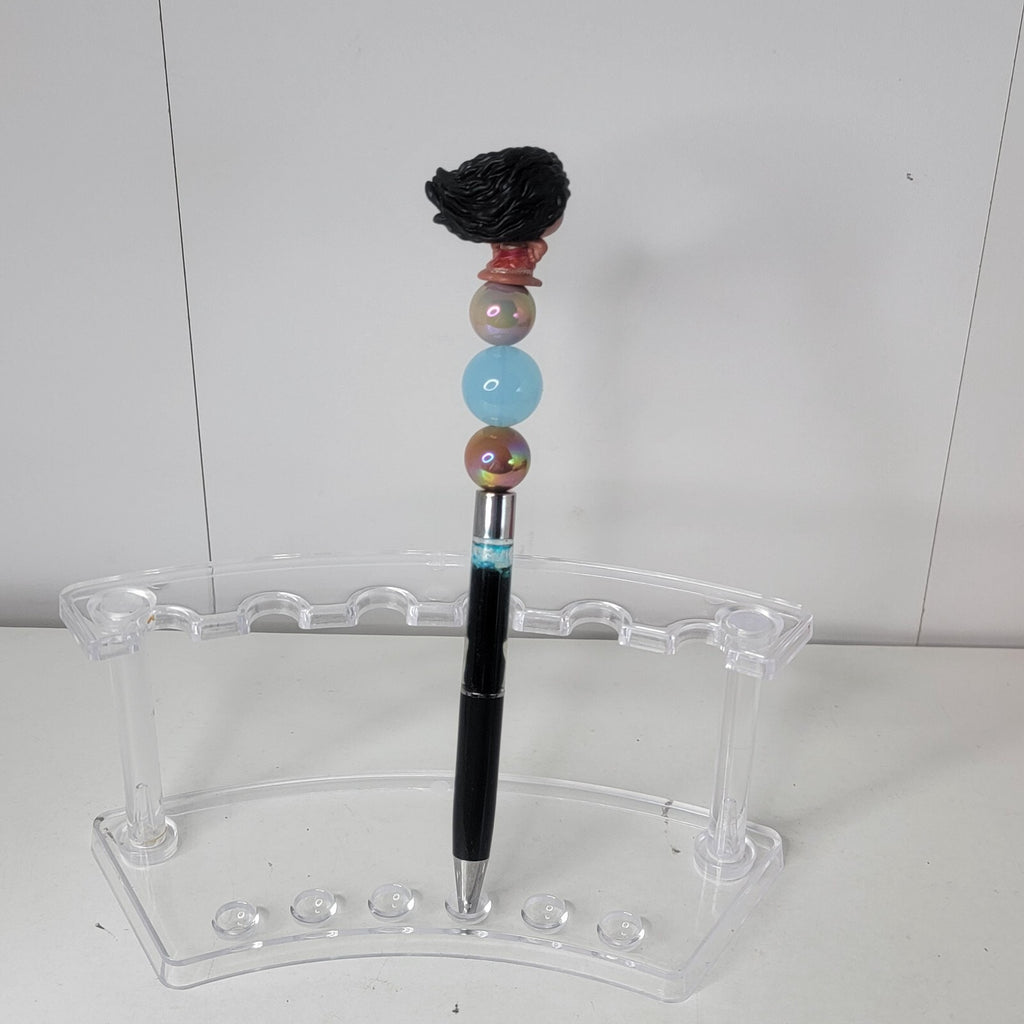 Disney Doorables Beaded Pen Moana from Moana 2 Movie Snowglobe Base Moving Water