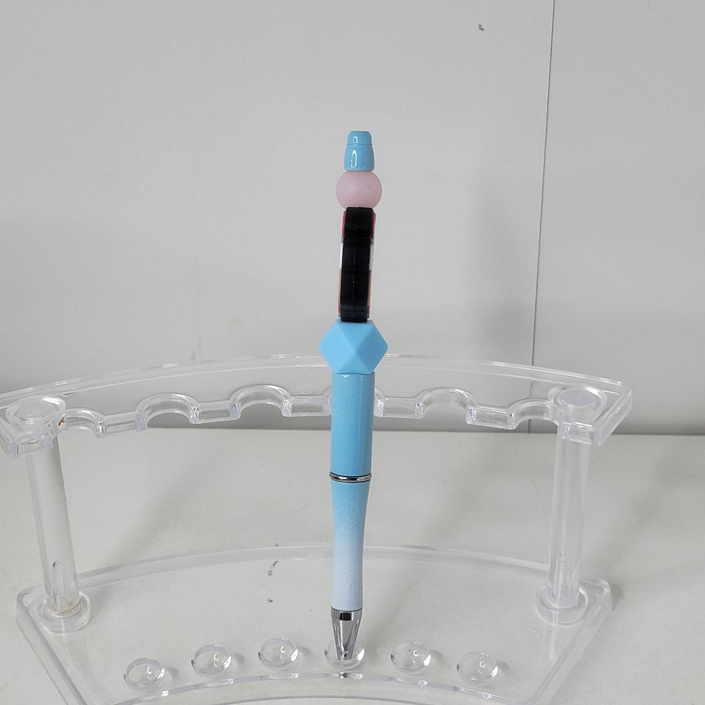 Blue Gift Box Pen Christmas Holiday Writing Collectible Cute Stationery Gift