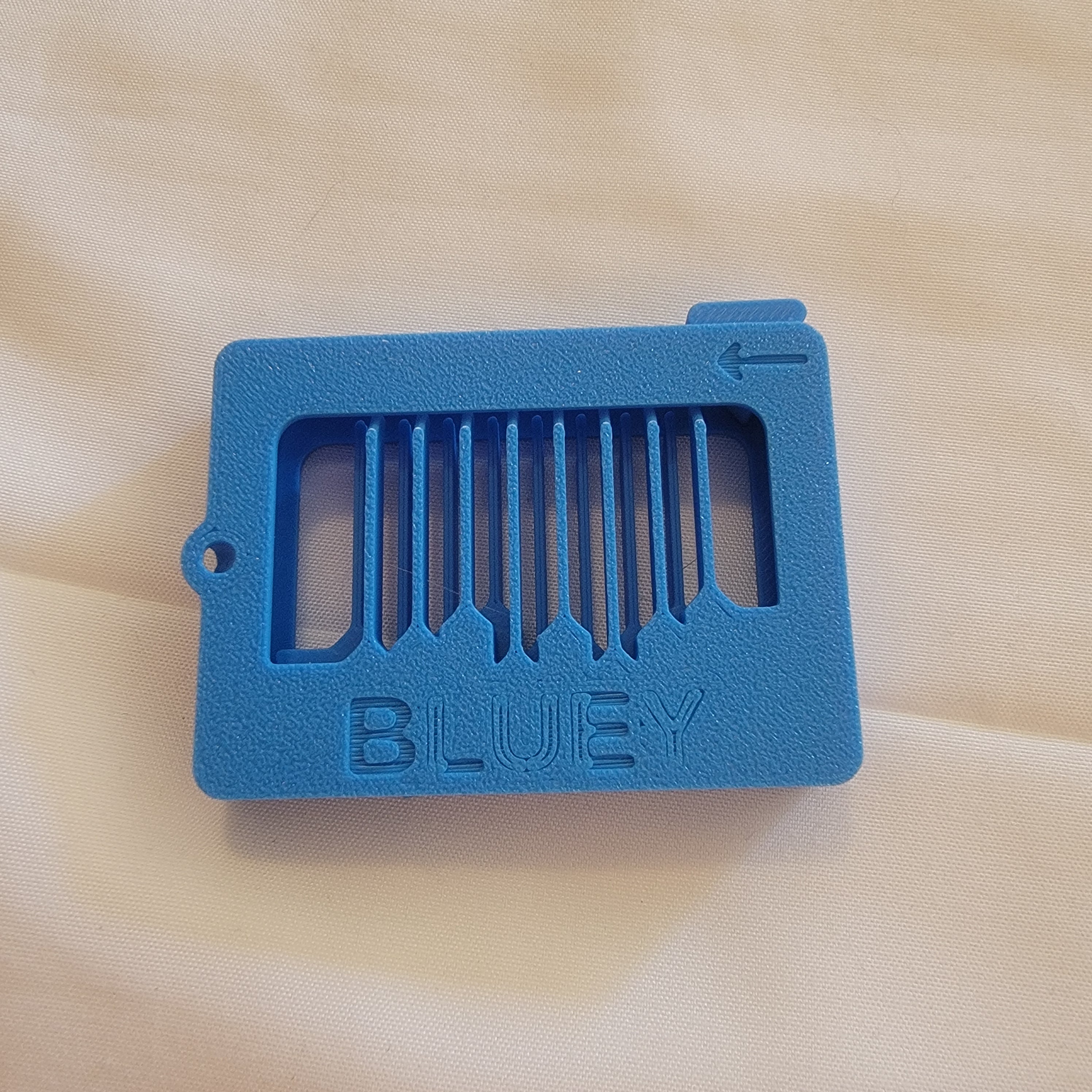 Bluey Theme Song Musical Fidget Toy | Handmade Slide Instrument Keychain