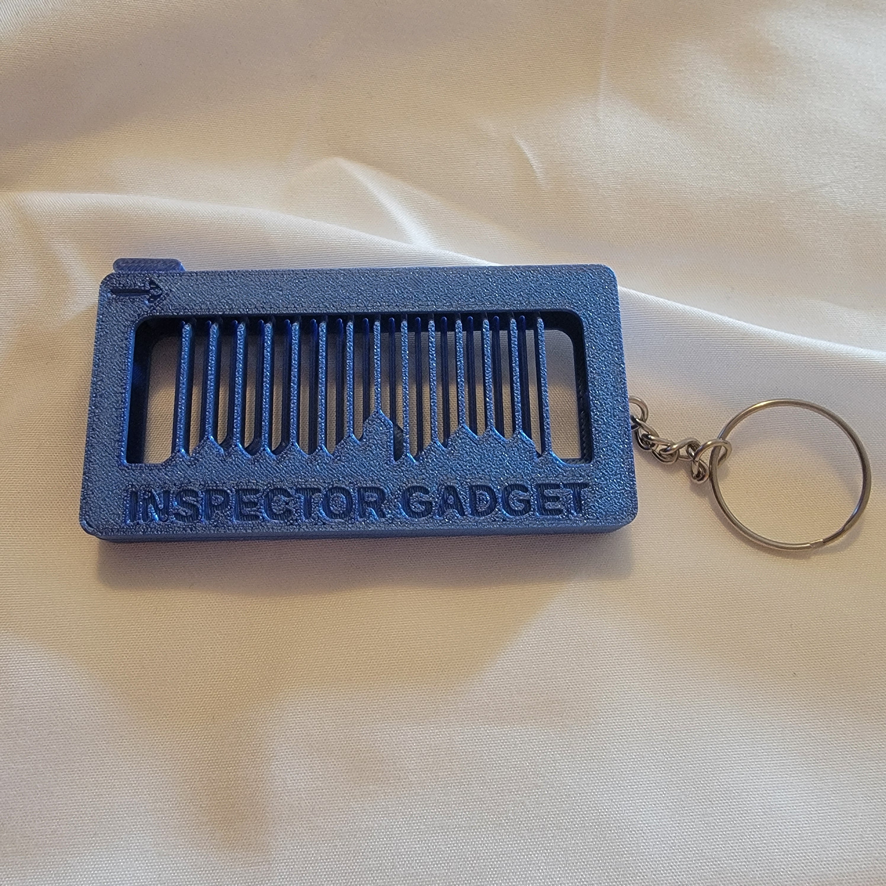 Inspector Gadget Musical Fidget Toy – 3D Printed Keychain | LMP Creations