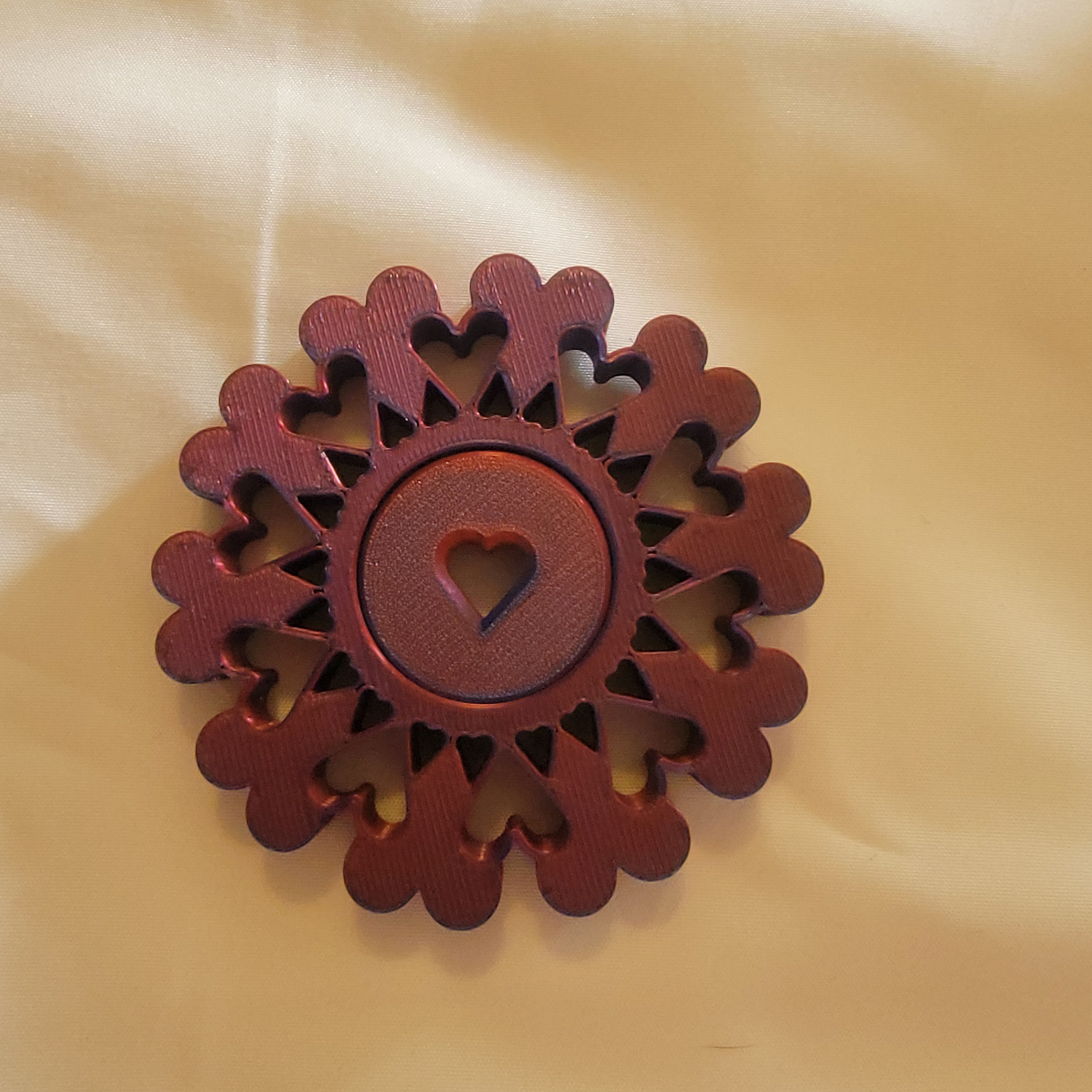 Heart Fidget Spinner | Handmade Decorative Stress Relief Toy