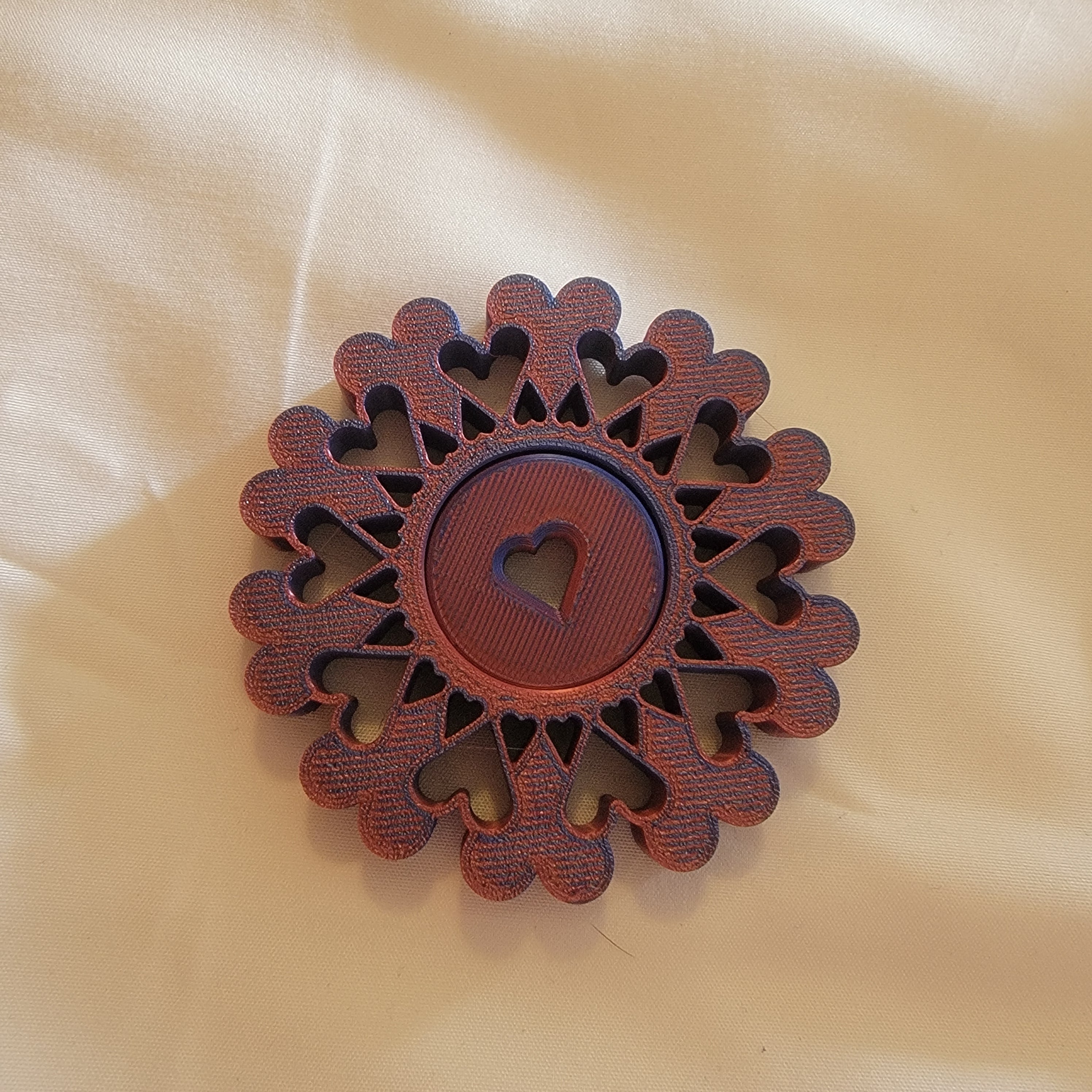 Heart Fidget Spinner | Handmade Decorative Stress Relief Toy