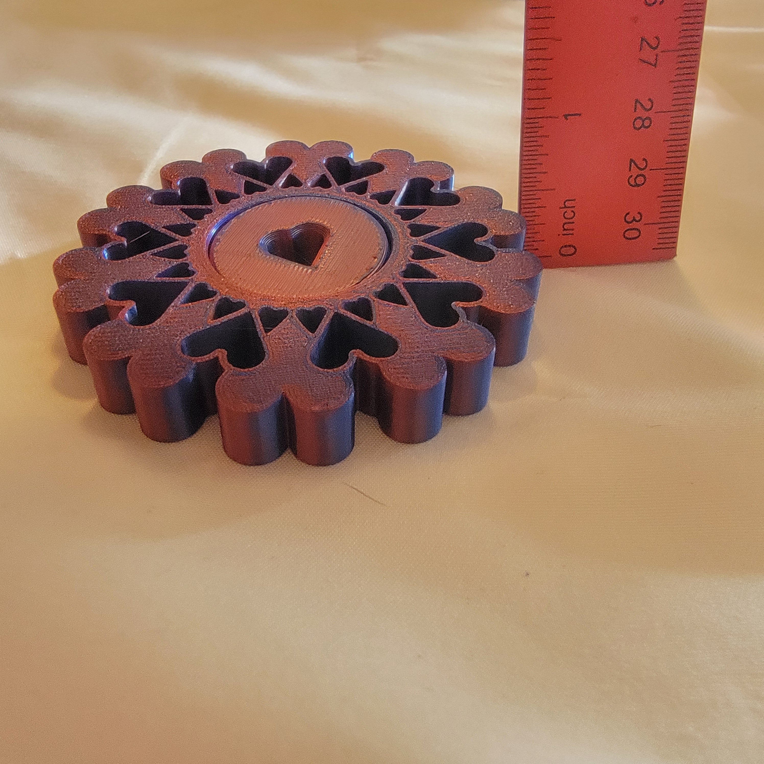 Heart Fidget Spinner | Handmade Decorative Stress Relief Toy