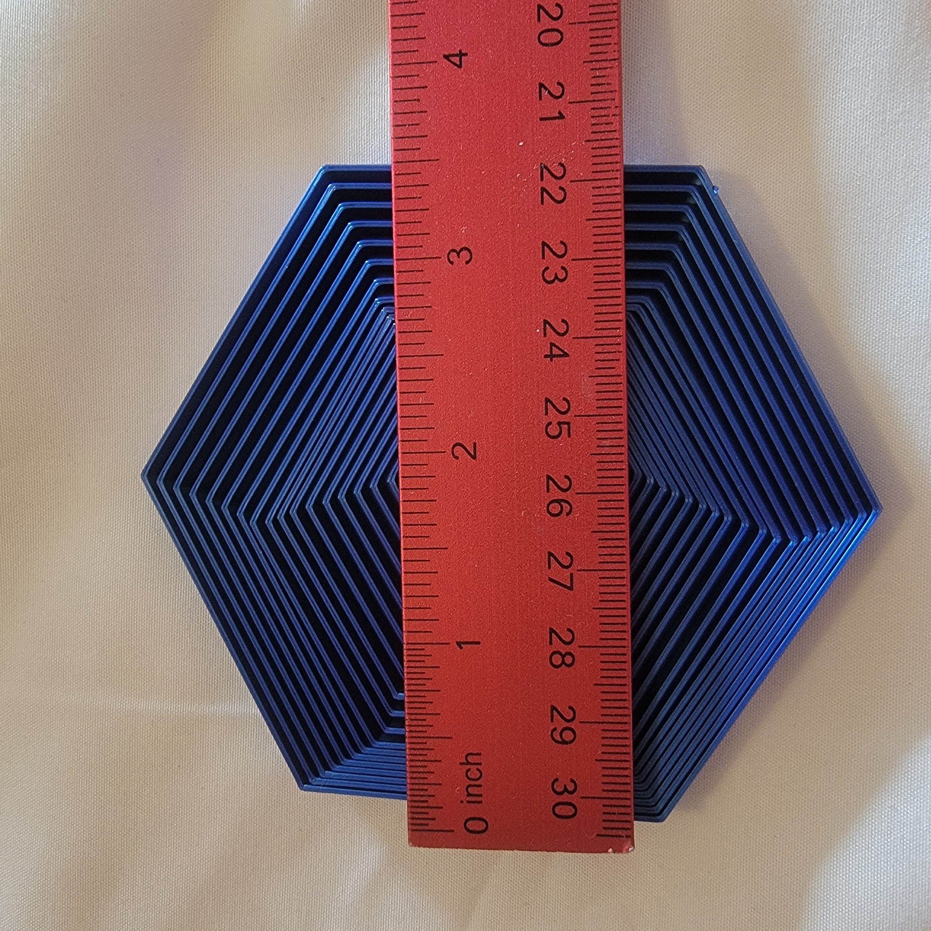 Expanding Hexagon Fidget Toy – 3D Printed Satisfying Transforming Desk Toy – Shape-Shifting Relaxation Fidget – Handmade by LMP Creations