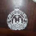 3D Printed Nativity Ornament Christian Christmas Decoration