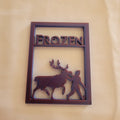 Lantern Insert Sven and Kristoff with Frozen Above Them