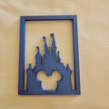 Lantern Insert Disney Castle with Mickey Head Center