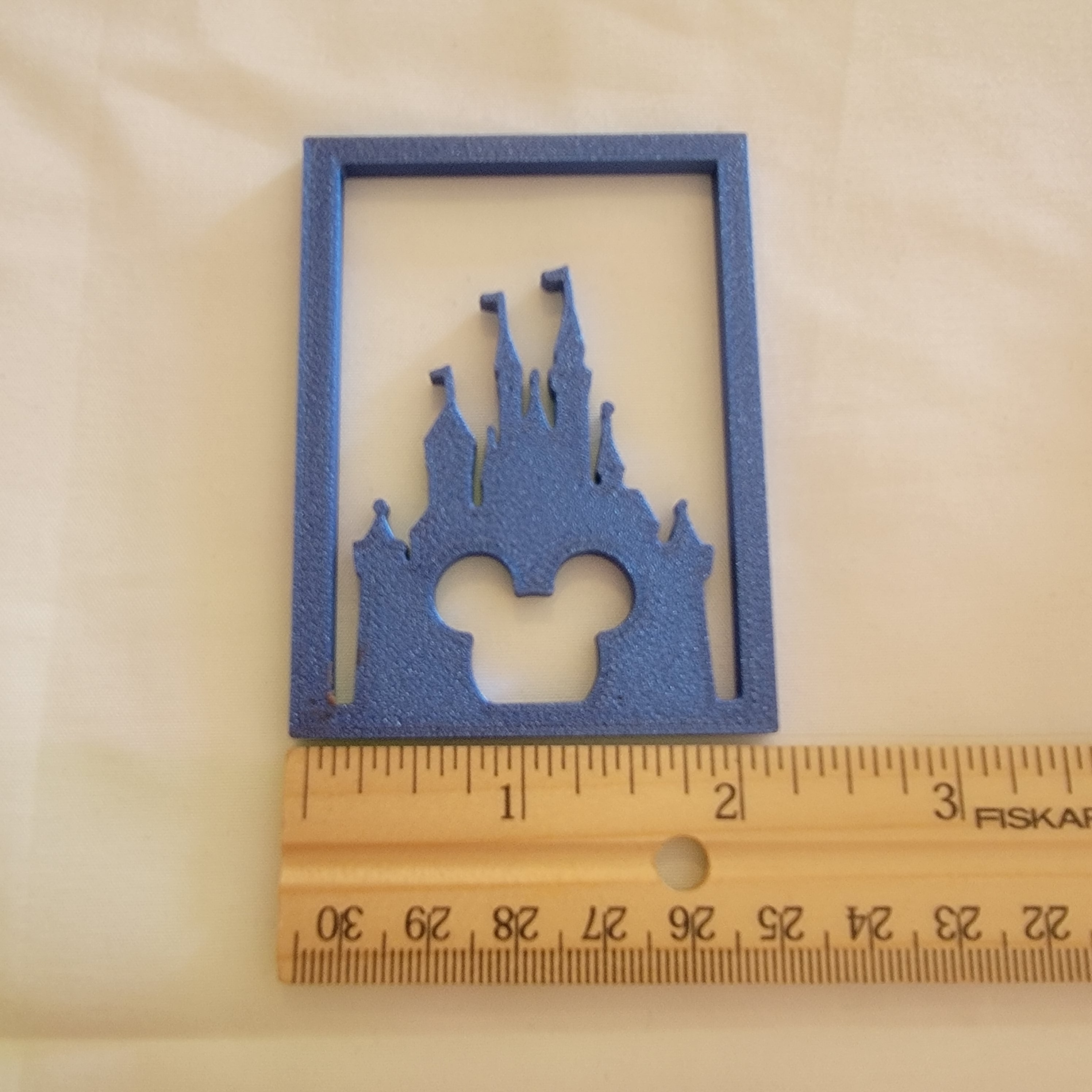 Lantern Insert Disney Castle with Mickey Head Center
