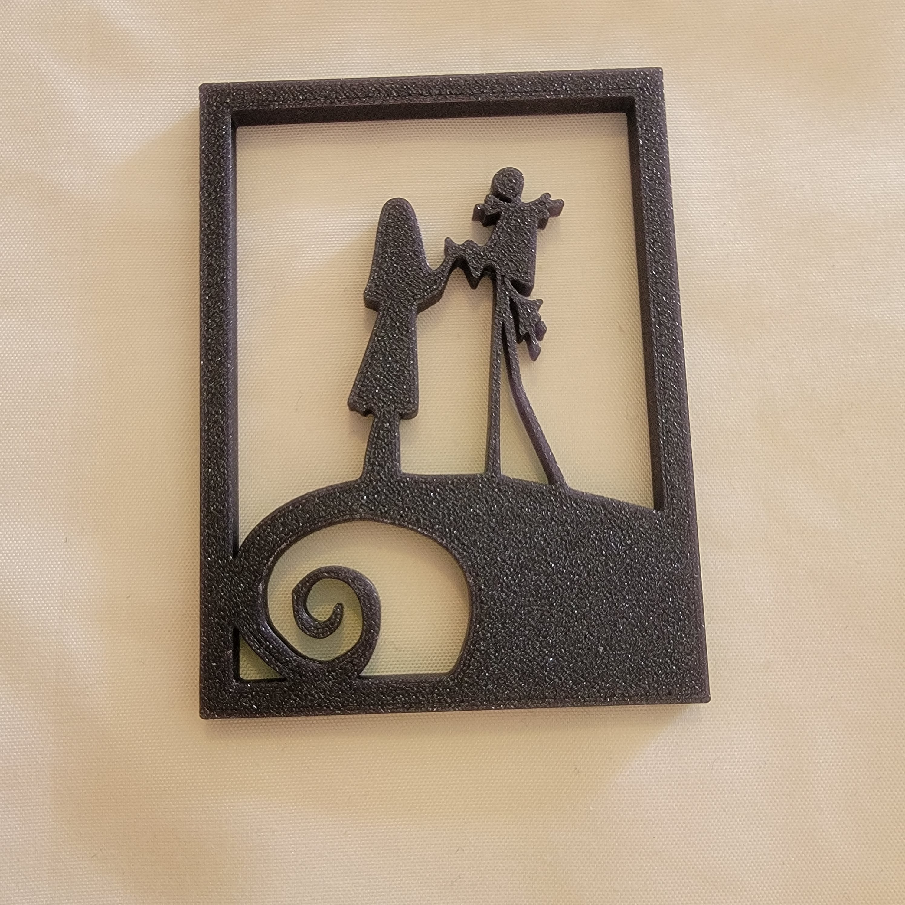Lantern Insert Jack and Sally from Nightmare Before Christmas