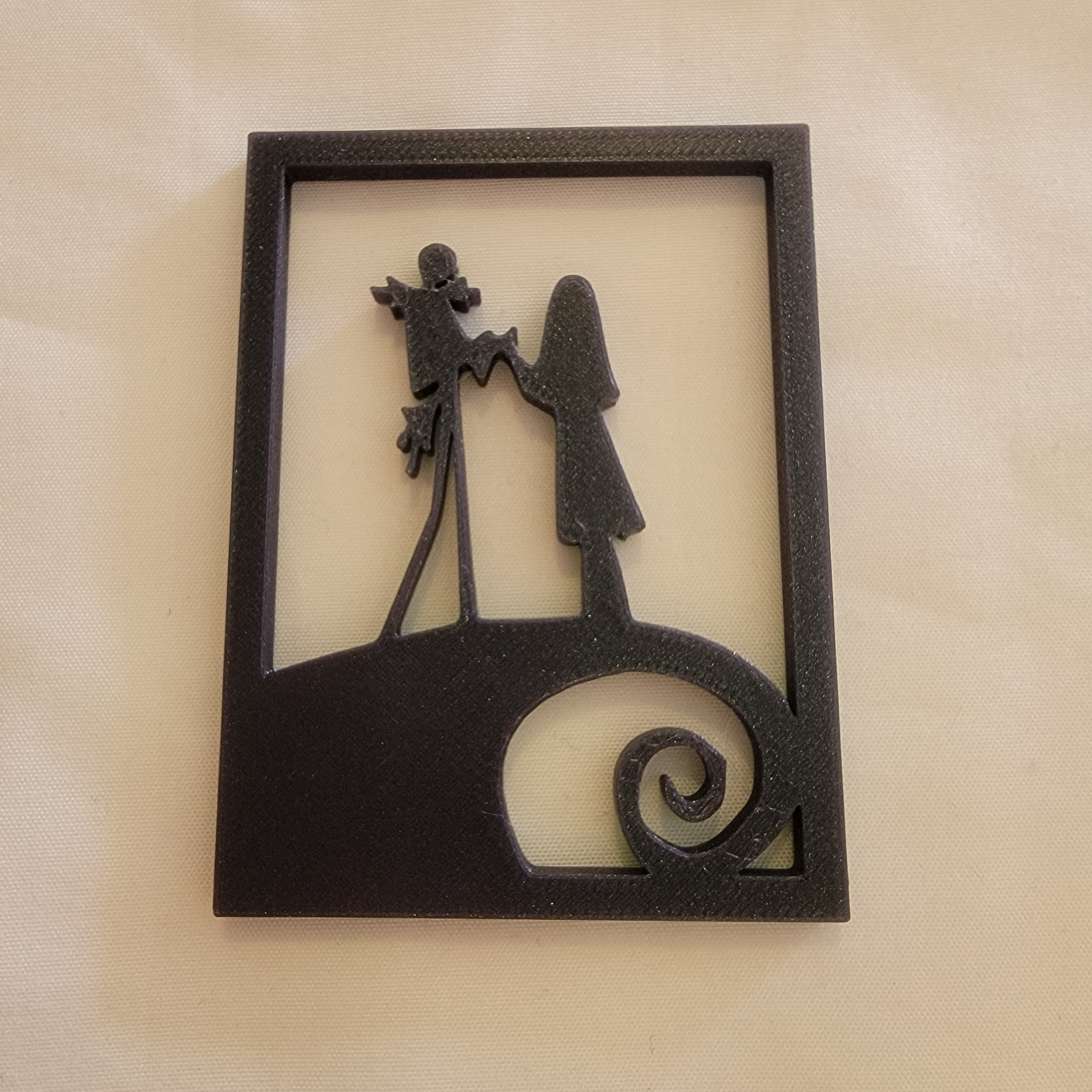 Lantern Insert Jack and Sally from Nightmare Before Christmas