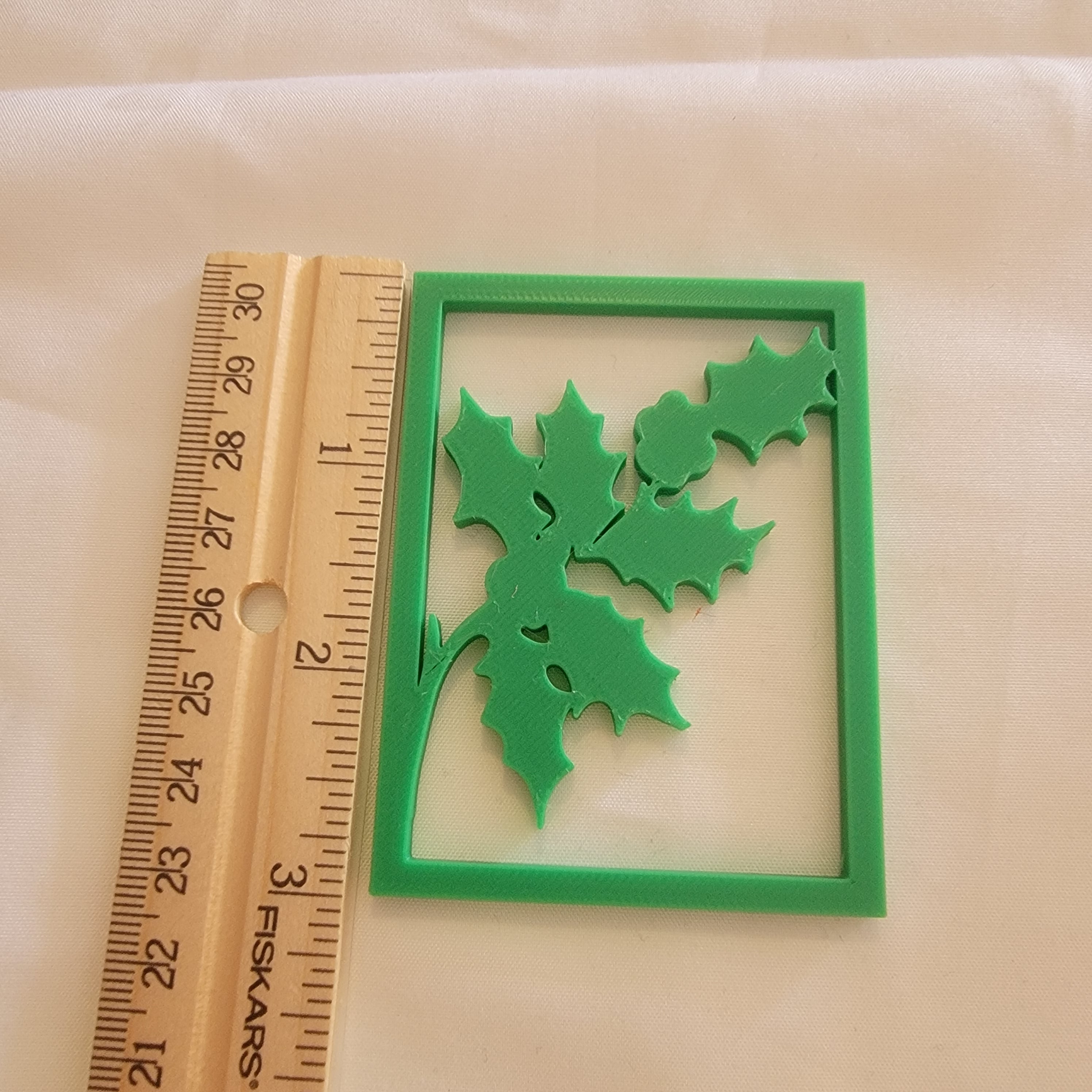 Lantern Insert Holly Leaf Christmas Holidays