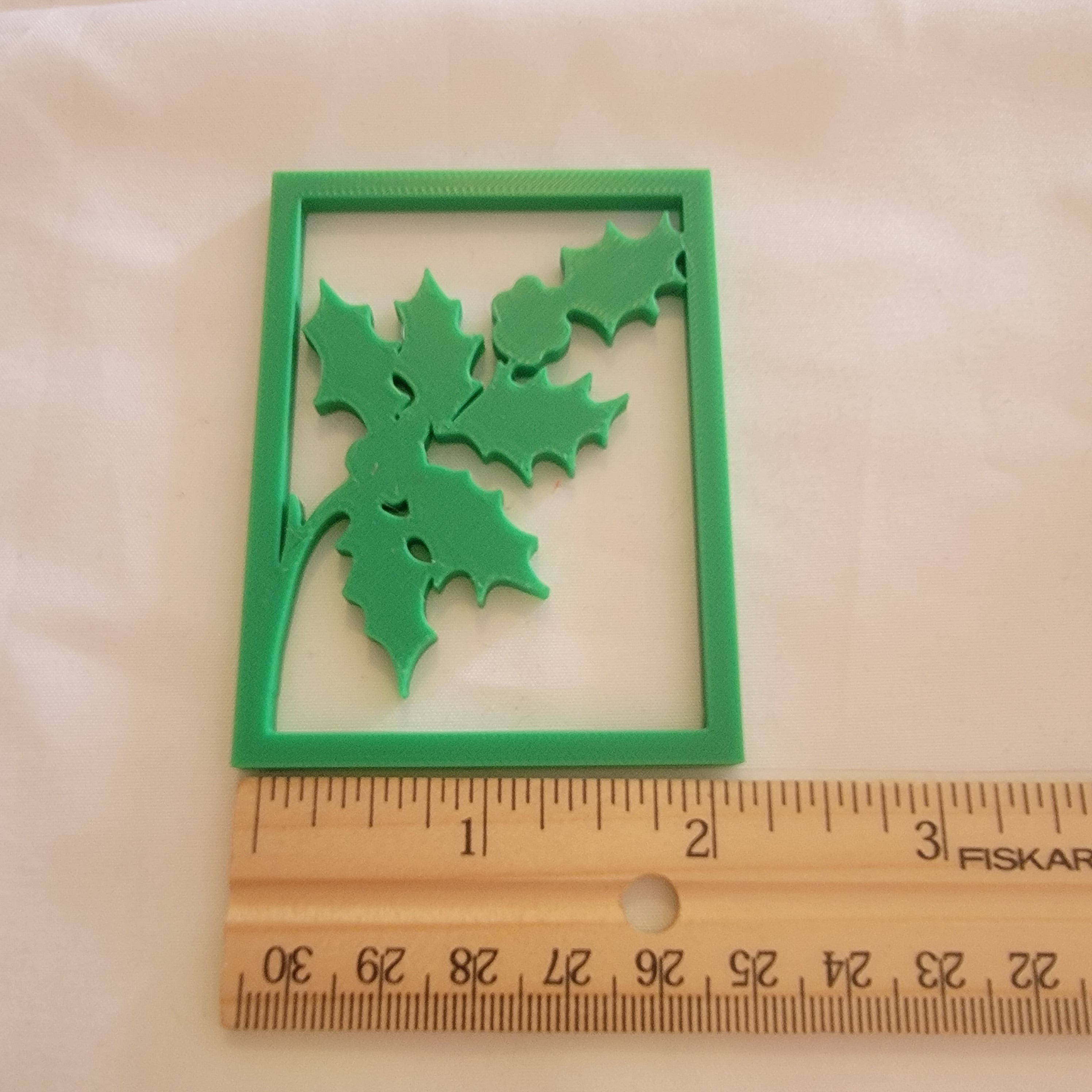 Lantern Insert Holly Leaf Christmas Holidays