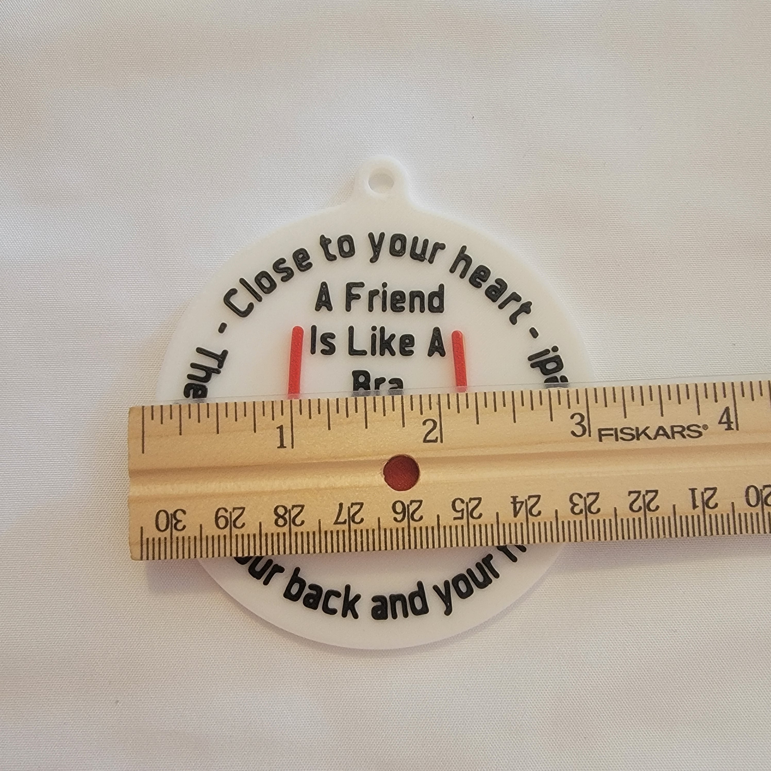 A Friend Is Like A Bra Funny Friendship Ornament 3D Printed Gift