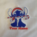 Custom Stitch Christmas Ornament Personalized Name Candy Cane Holiday Decor