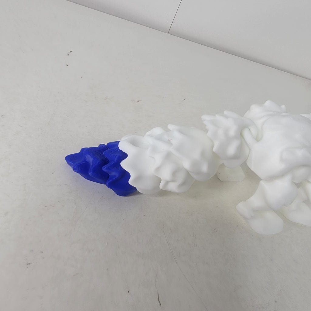 Articulated Arctic Fox Fantasy Creature – Fan Made 3D Printed Poseable Collectible