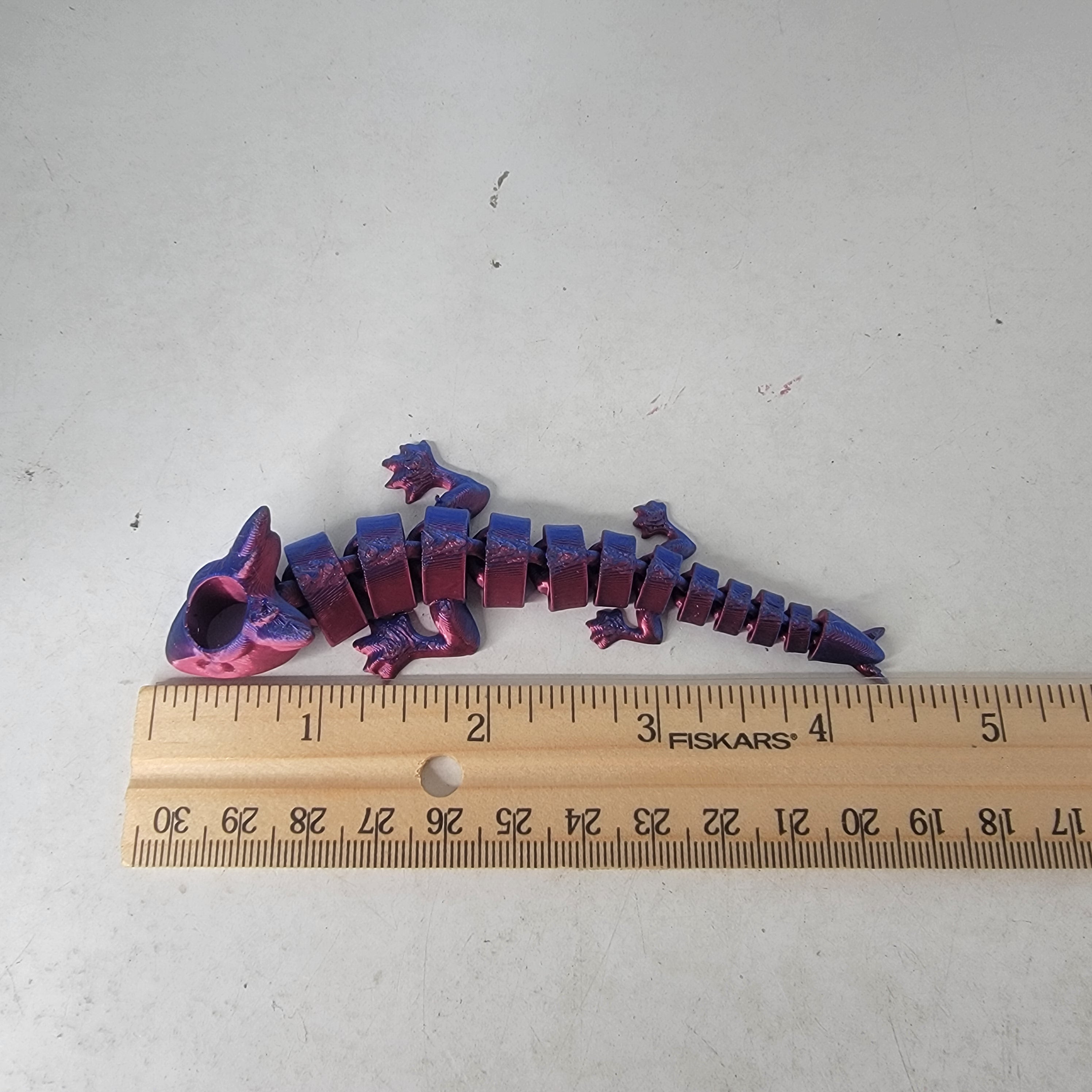 Articulated Dragon Straw Topper – 3D Printed Reusable Cup Accessory