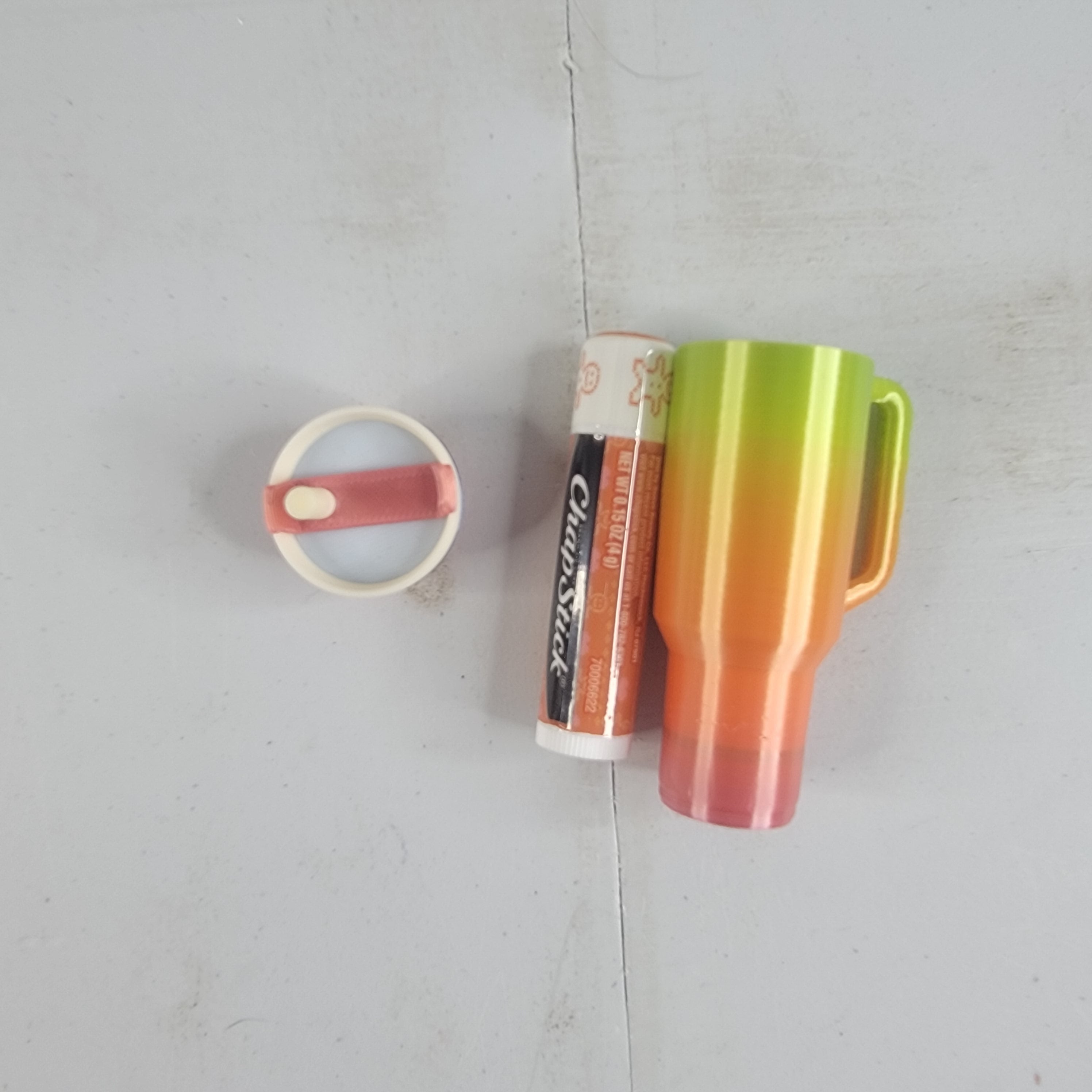 3D Printed Chapstick Holder with Clip | Lip Balm Travel Accessory