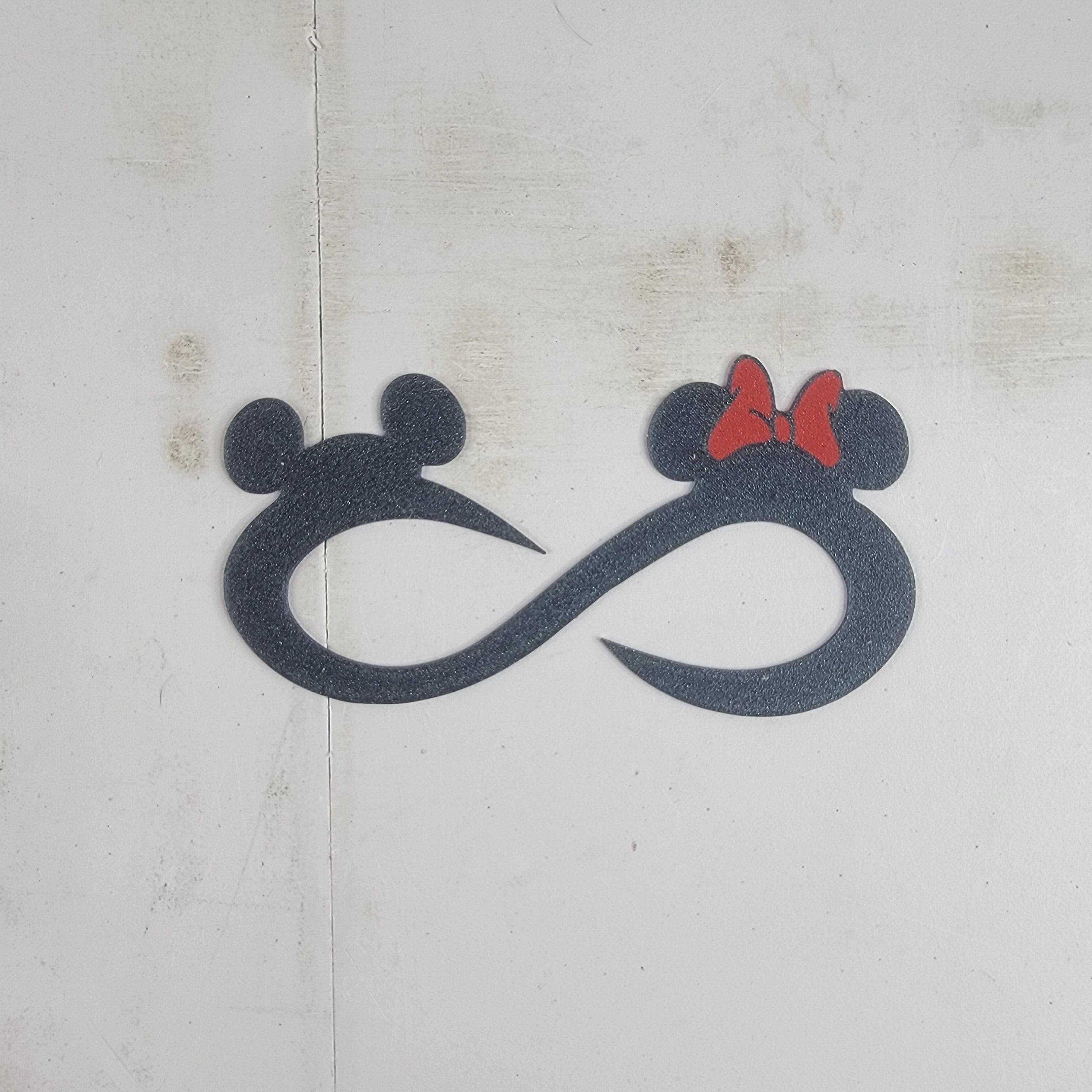 Infinity Mouse-Inspired Wall Art | 3D Printed Decorative Wall Hanging