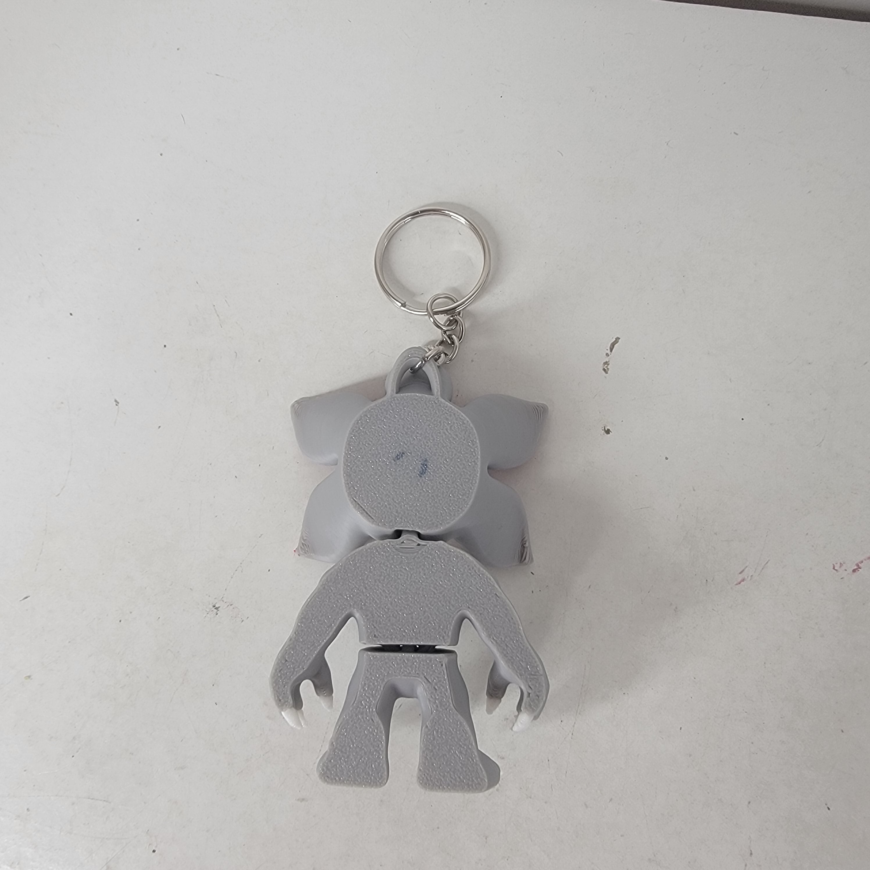 Demogorgon Inspired 3D Printed Keychain | Horror Monster Bag & Key Accessory