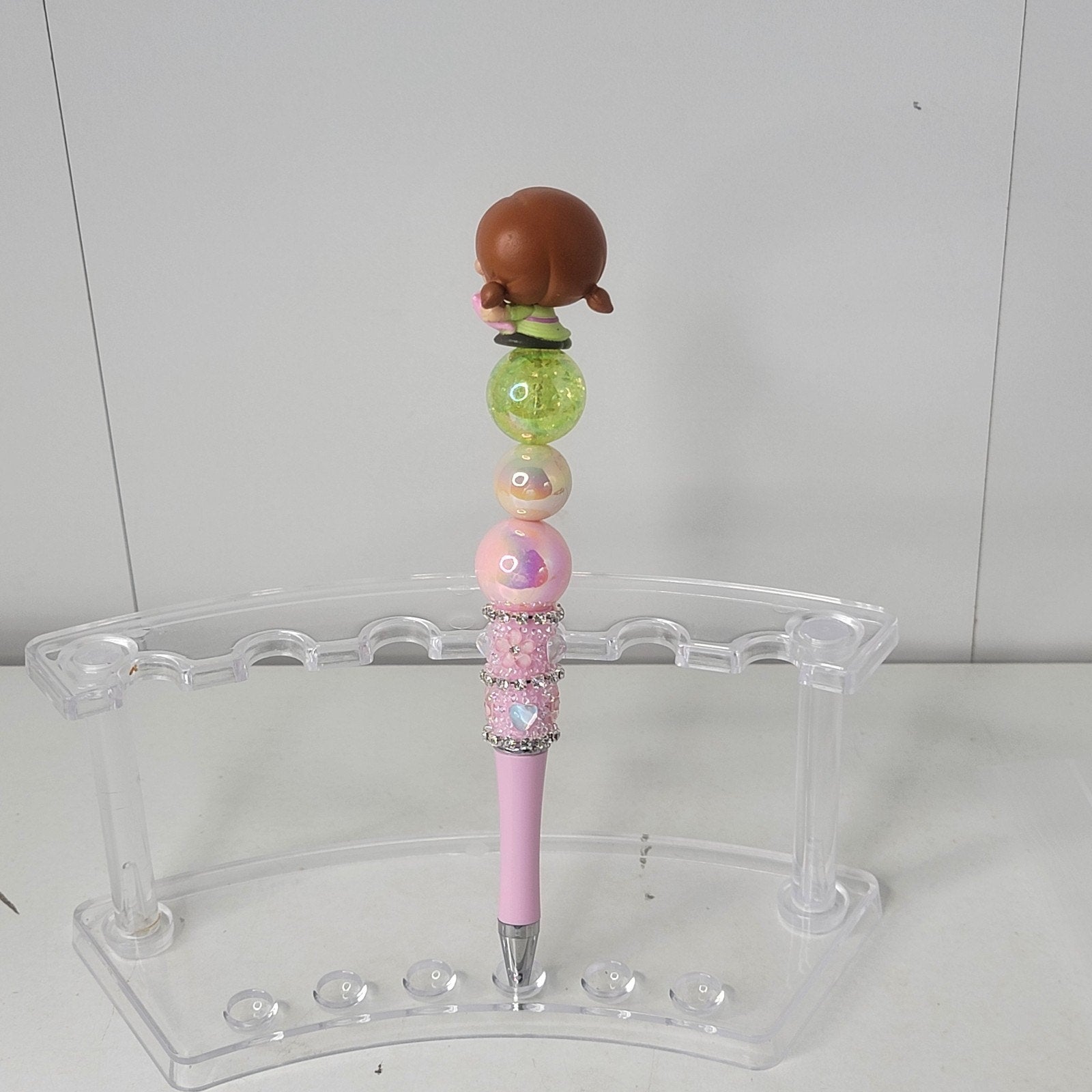 Disney Frozen Anna Handmade Beaded Pen Cute Character Writing Gift Young Girl