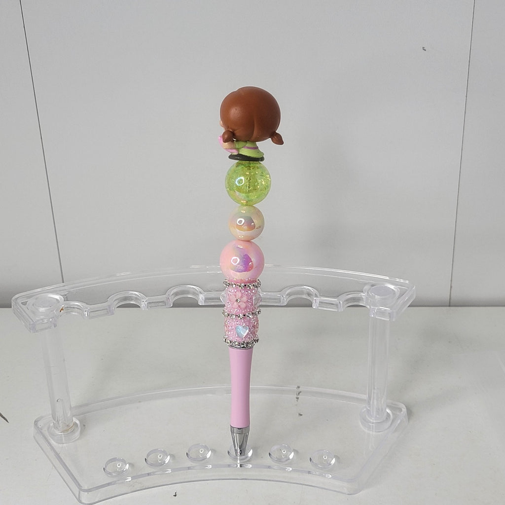 Disney Frozen Anna Handmade Beaded Pen Cute Character Writing Gift Young Girl