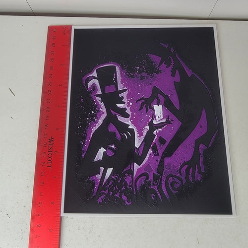 3D Printed Dr Facilier Silhouette Wall Art Plaque By LMP Creations