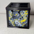 3D Printed Pokemon Elemental Creature Desk Organizer Removable Panels