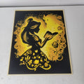 3D Printed Belle Reading Silhouette Wall Art Plaque By LMP Creations