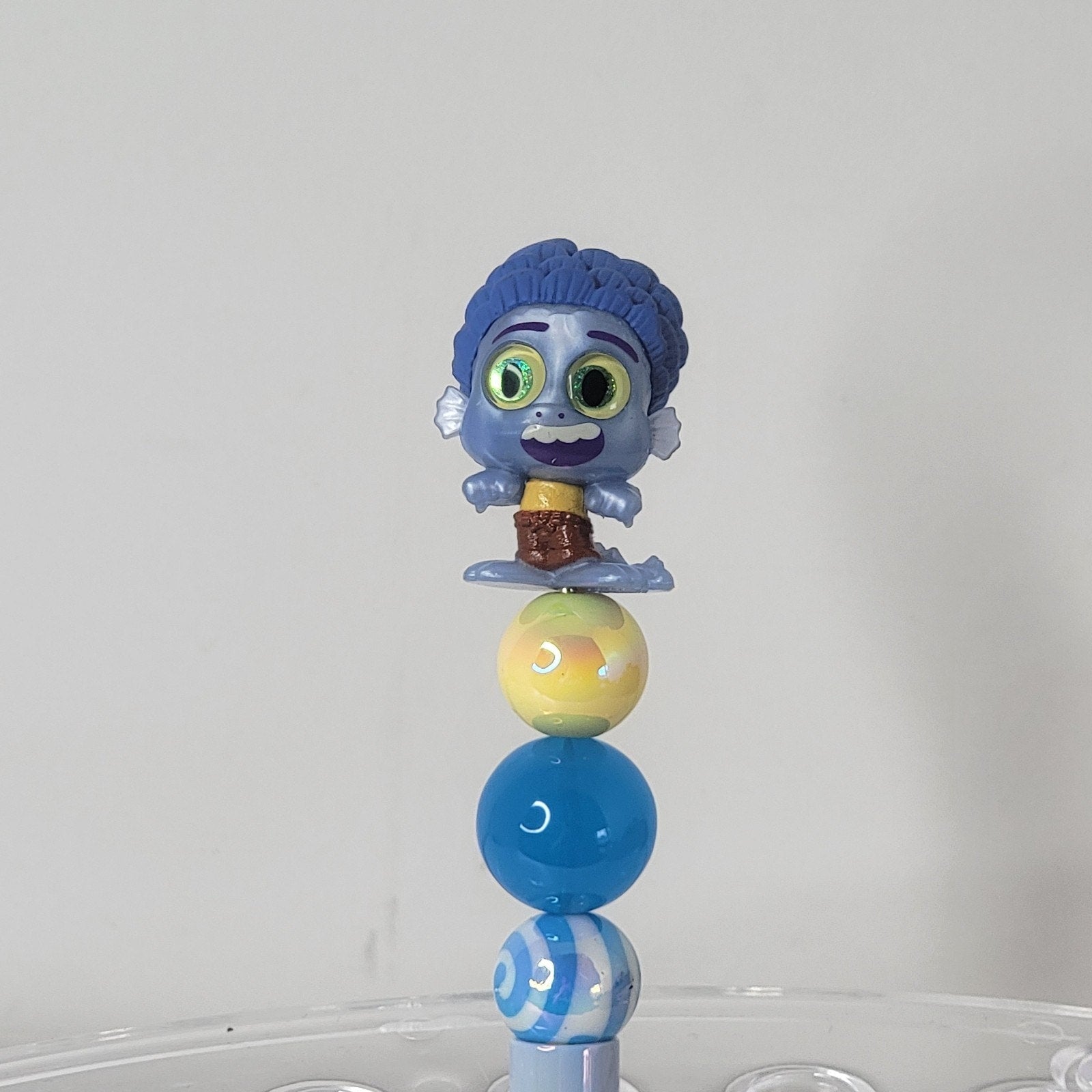 Disney Doorables Pixar Luca Movie Sea Monster Alberto Handmade Beaded Pen