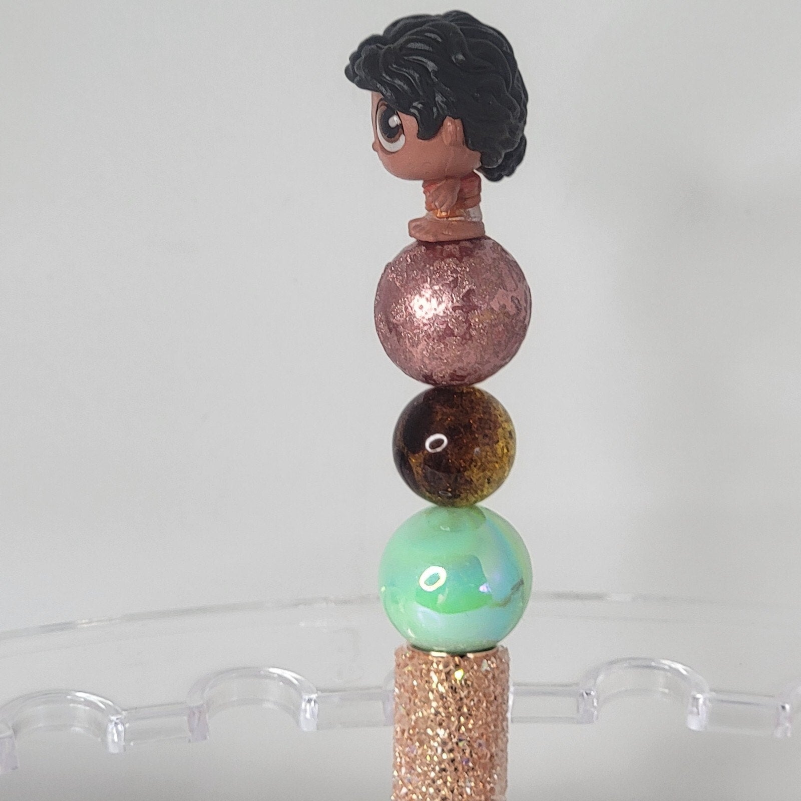 Disney Doorables Beaded Pen Simea from Moana 2 Movie Little Sis Sugar Base