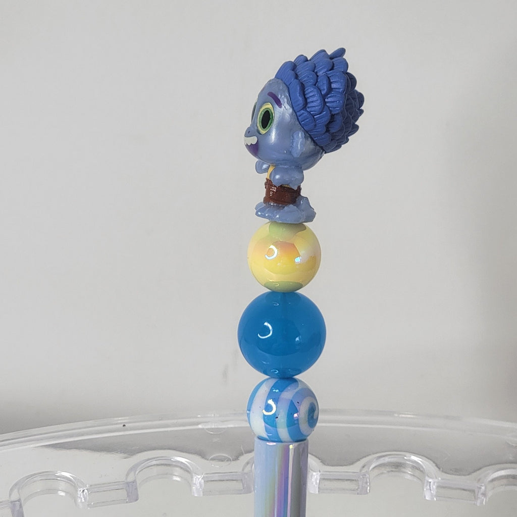 Disney Doorables Pixar Luca Movie Sea Monster Alberto Handmade Beaded Pen