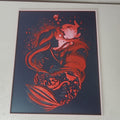 3D Printed Ariel Little Mermaid Silhouette Wall Art Plaque By LMP Creations