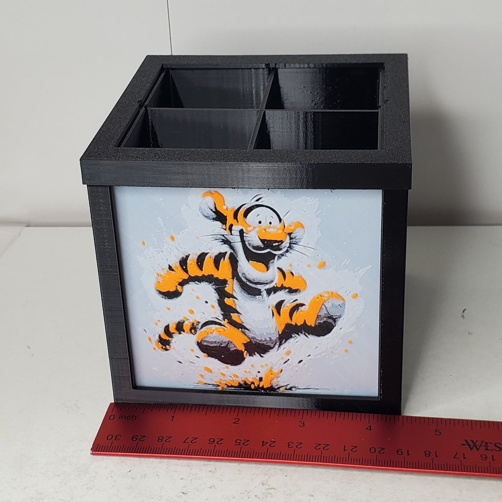 3D Printed Winnie the Pooh Woodland Friends Desk Organizer Removable Panels