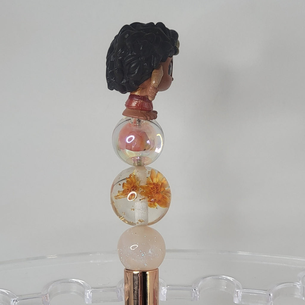 Disney Doorables Beaded Pen Loto from Moana 2 Movie Mechanic Builder