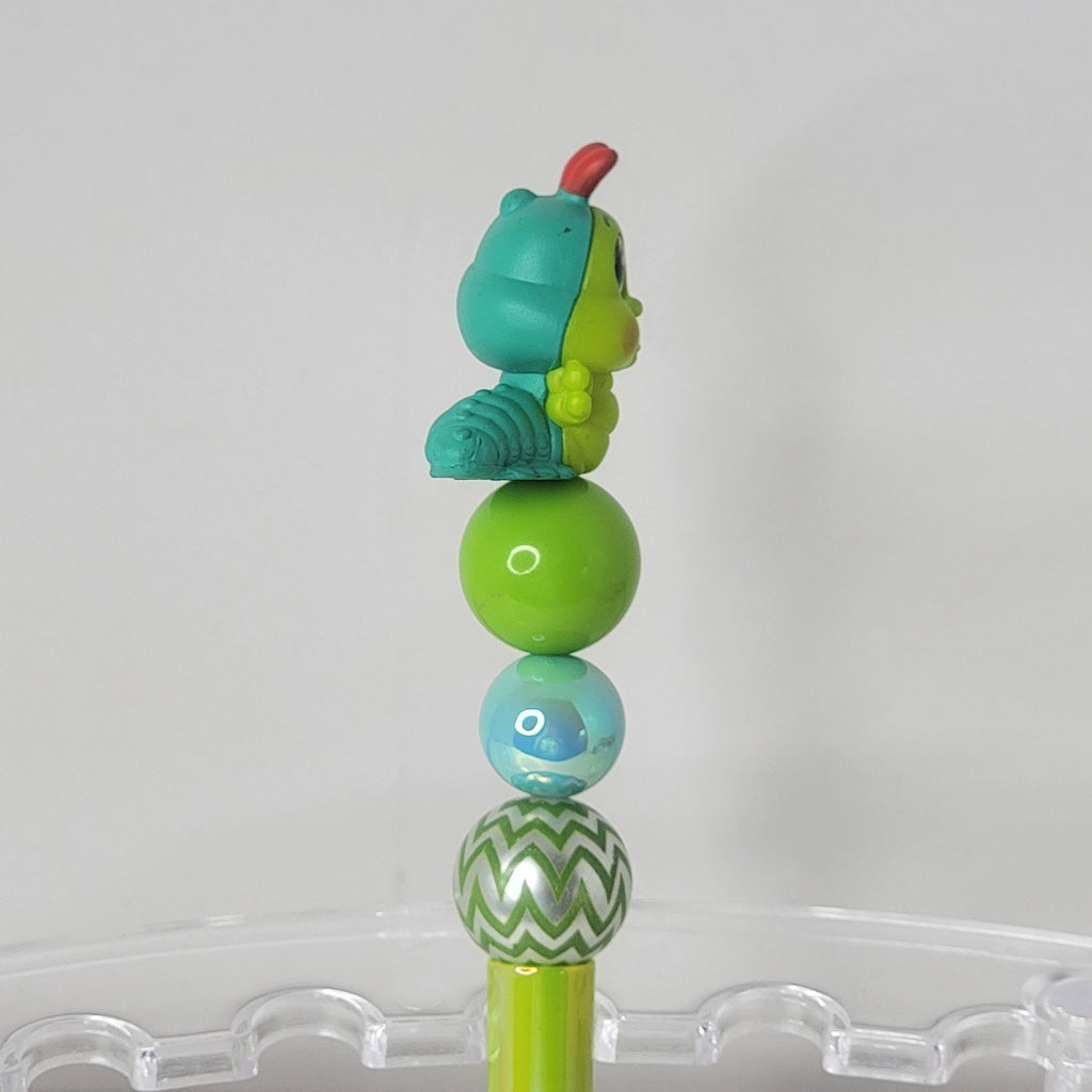 Disney Handmade Beaded Pen Heimlich Bug’s Life Green Cute Collectible Gift