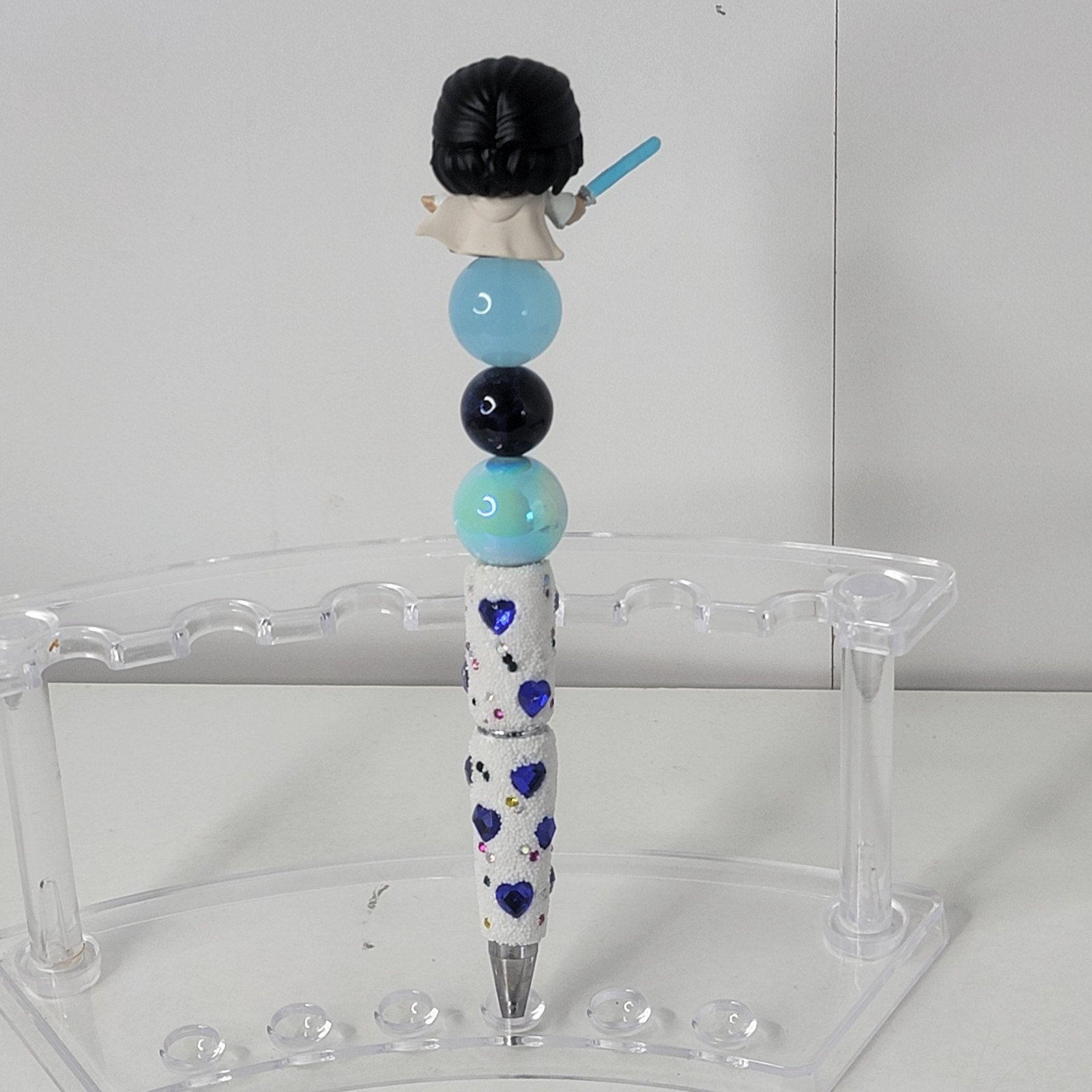 Jedi Master Sol Beaded Pen Star Wars Doorables Handmade Topper Galaxy Peek