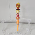 Hades Disneyana Pen 7.5in Orange Beaded Figurine Ink Collectible
