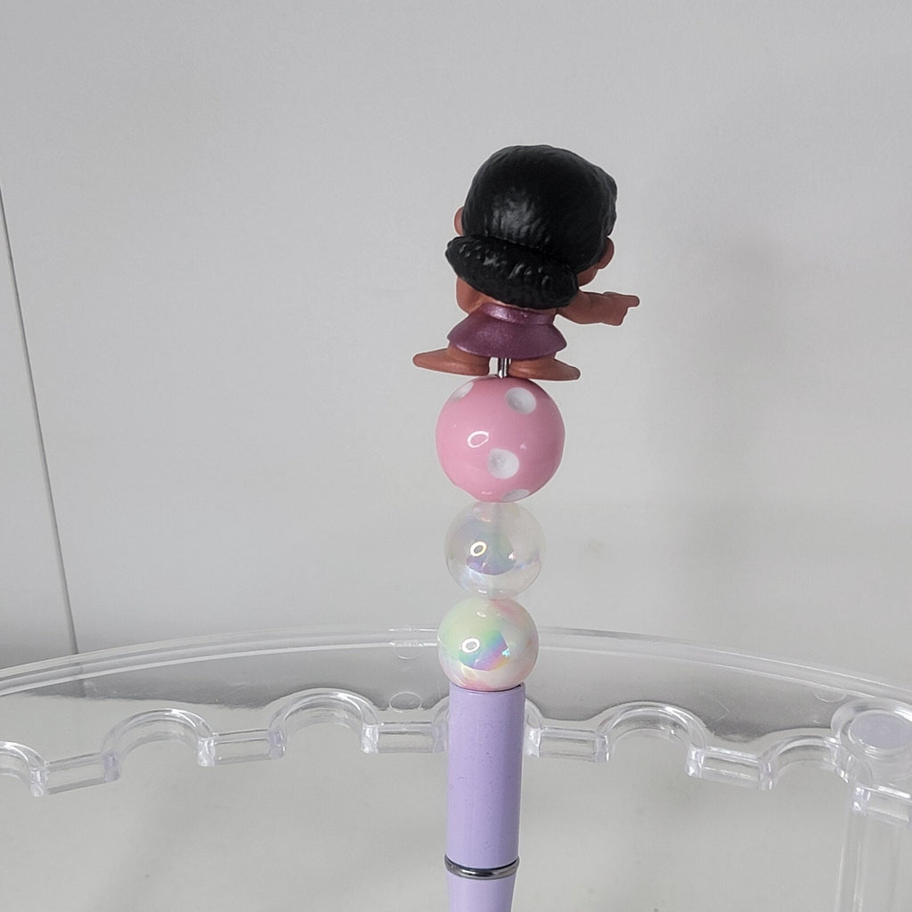 Disney Doorables Beaded Pen Moni from Moana 2 Movie Ombre Base Pointing