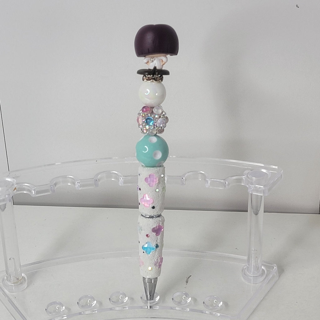 Disney Pixar Ratatouille Colette Doorables Pen Handmade Beaded Chef Gift Display