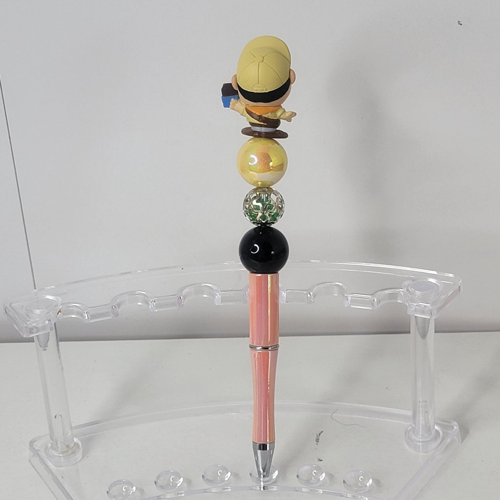 Disney Pixar Up Russell Doorables Pen Handmade Beaded Scout Gift Display