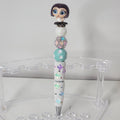 Disney Pixar Ratatouille Colette Doorables Pen Handmade Beaded Chef Gift Display
