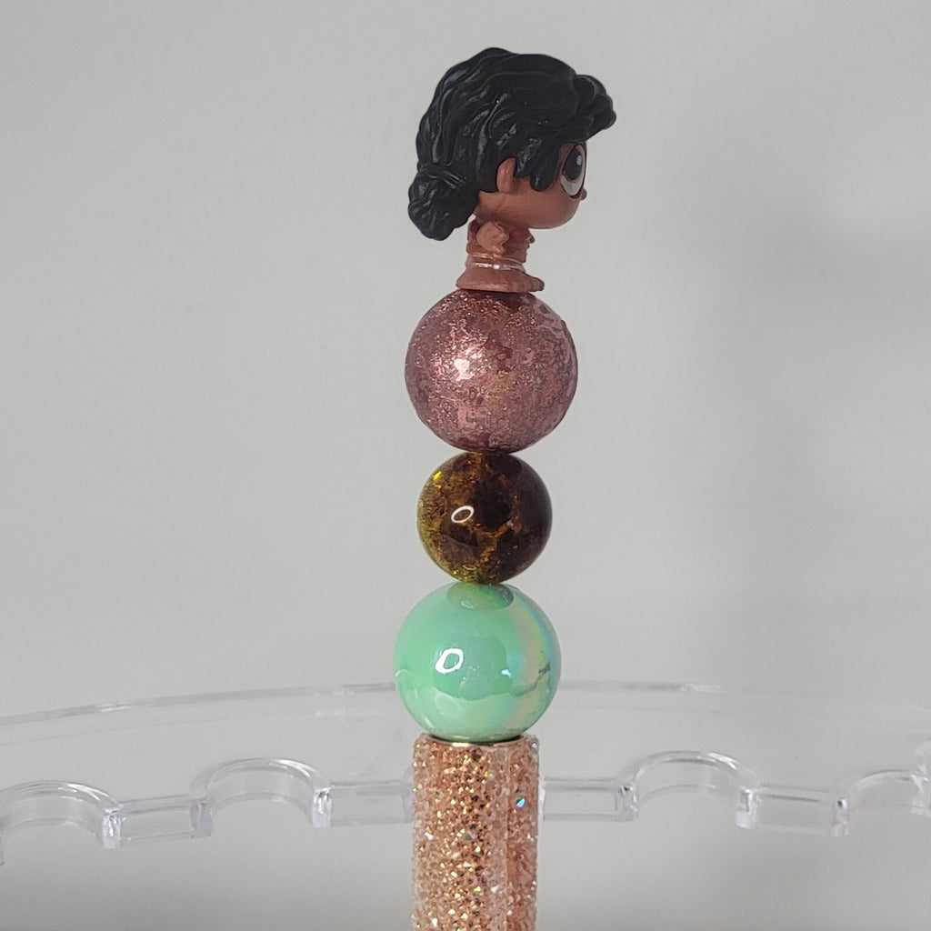 Disney Doorables Beaded Pen Simea from Moana 2 Movie Little Sis Sugar Base