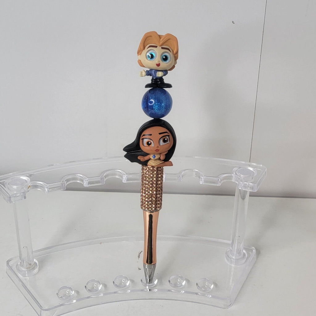 Disney Doorables Beaded Pen John Smith and Pocahontas from Pocahontas Movie
