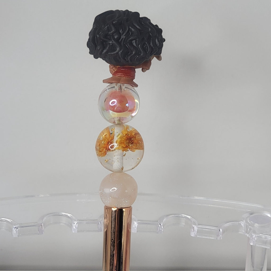 Disney Doorables Beaded Pen Loto from Moana 2 Movie Mechanic Builder