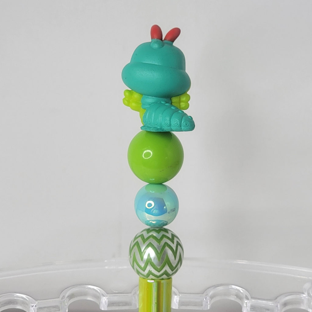 Disney Handmade Beaded Pen Heimlich Bug’s Life Green Cute Collectible Gift